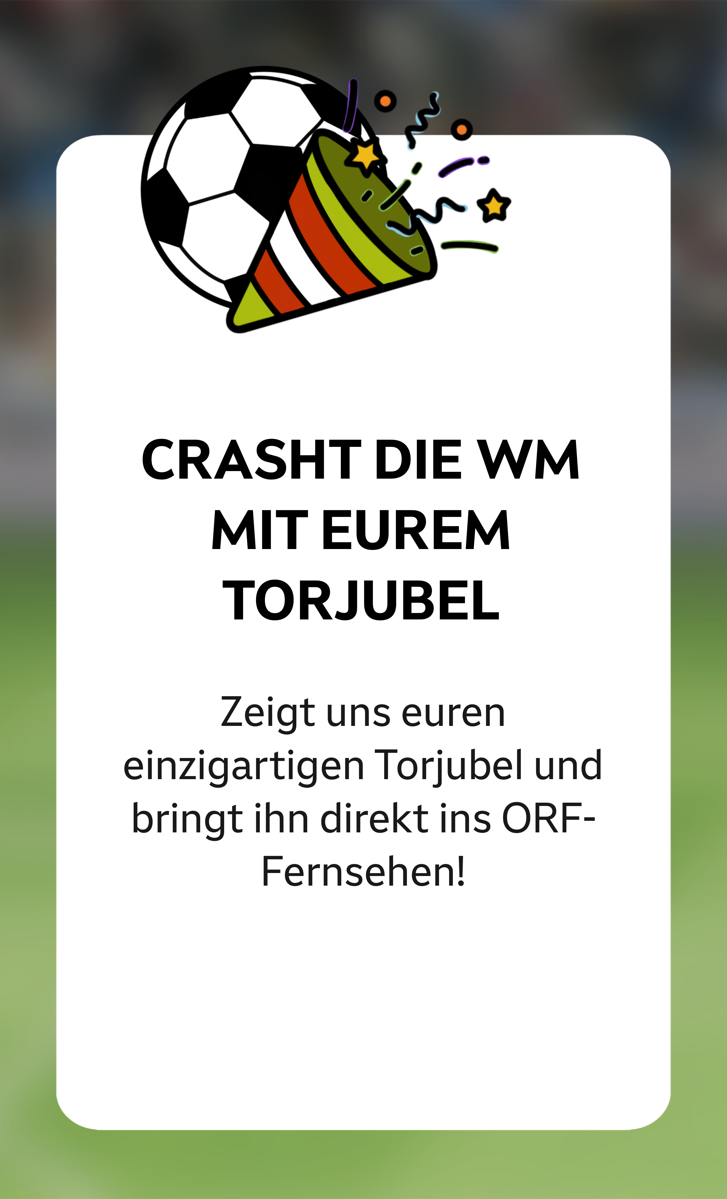 Zur Torjubel-Aktion