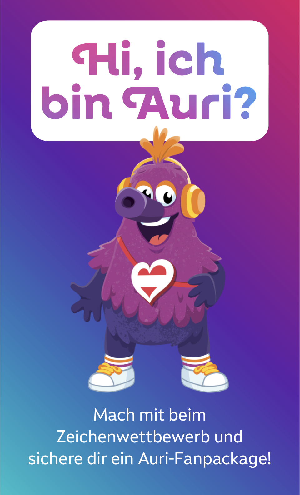 Zur Aktion zum ESC-Maskottchen Auri